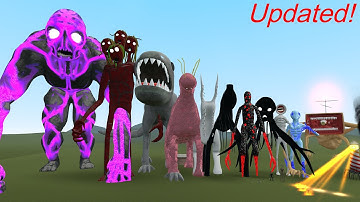 NEW UPDATED ALL TREVOR HENDERSON CREATURES SIZE COMPARISON!! Garry
