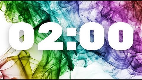 2 Minute Countdown Timer - With Music