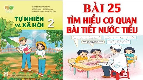 TỰ NHIÊN XÃ HỘI LỚP 2.BÀI 25: TÌM HIỂU CƠ QUAN BÀI TIẾT NƯỚC TIỂU.SÁCH KẾT NỐI TRI THỨC.