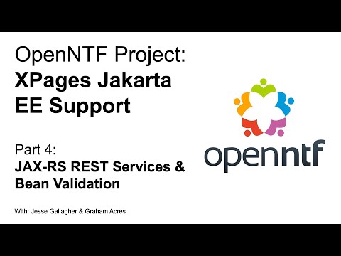 OpenNTF Project: XPages Jakarta EE Support Part 4: Jakarta REST and Bean Validation