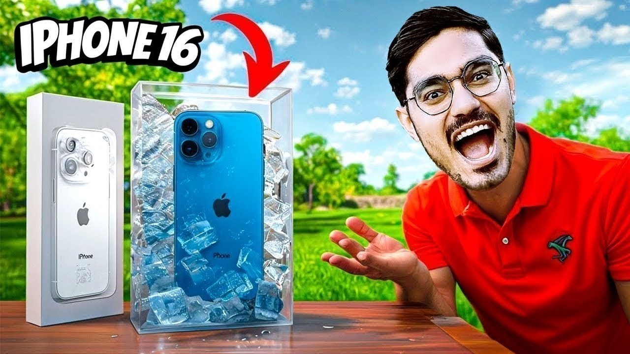 I Phone 16 Extreme Freezing Test   क्या ये आईफोन बच पायेगा
