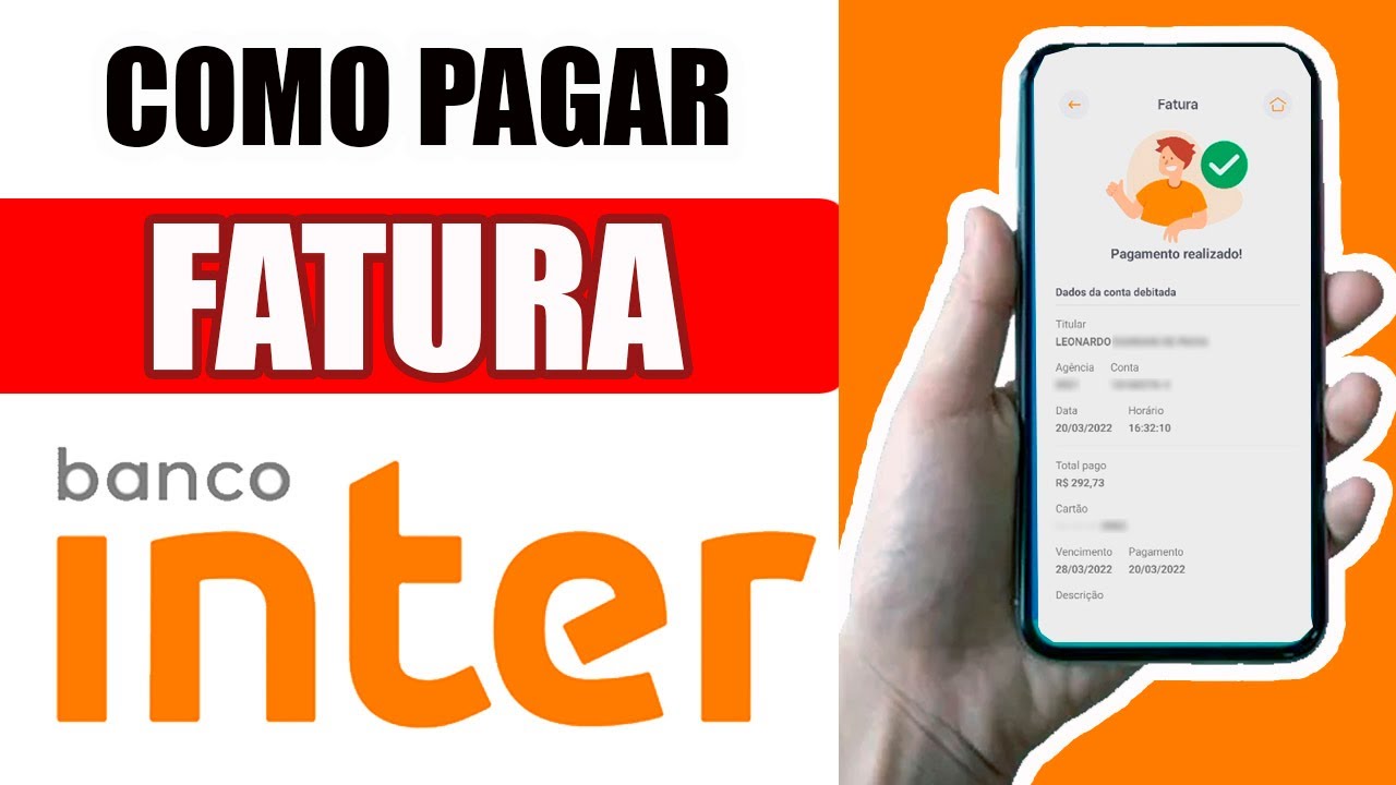 Como Pagar Fatura do Banco Inter - Boleto ou Saldo em Conta! - YouTube