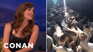 Jennifer Garner Hired A Herd Of Goats For Ben Affleck | CONAN on TBS