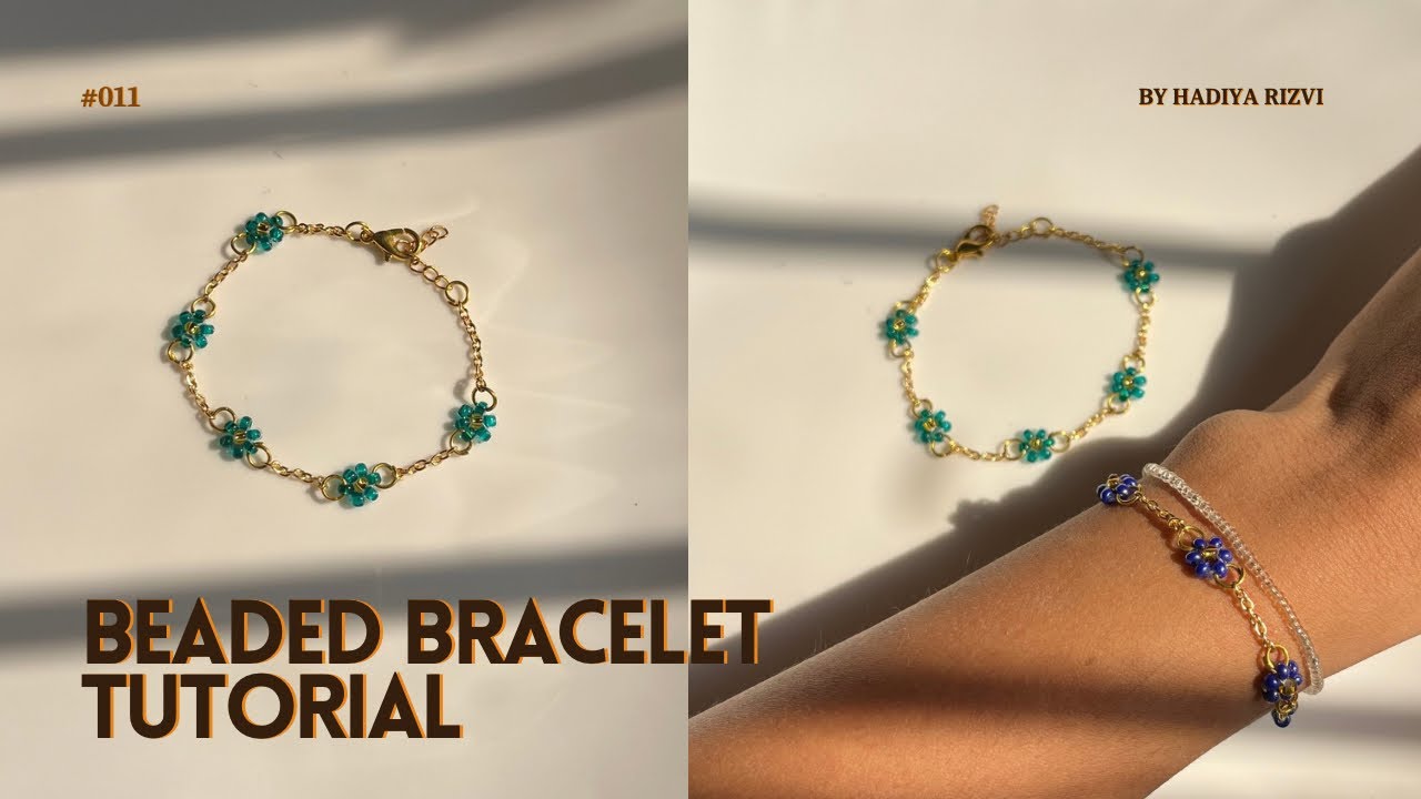 DIY Beaded Bracelet for Beginners | Quick & Easy Bracelet Tutorial ...
