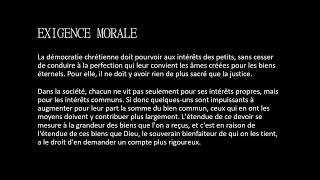 [Fiche de lecture] Démocratie chrétienne / Grave de Communi Re - Pape Léon XIII