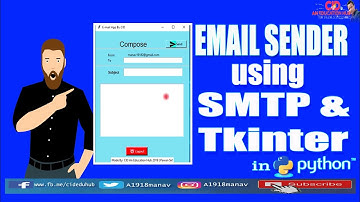 #Email #Sender #App #DEMO || using SMTP and Tkinter || in Python ||