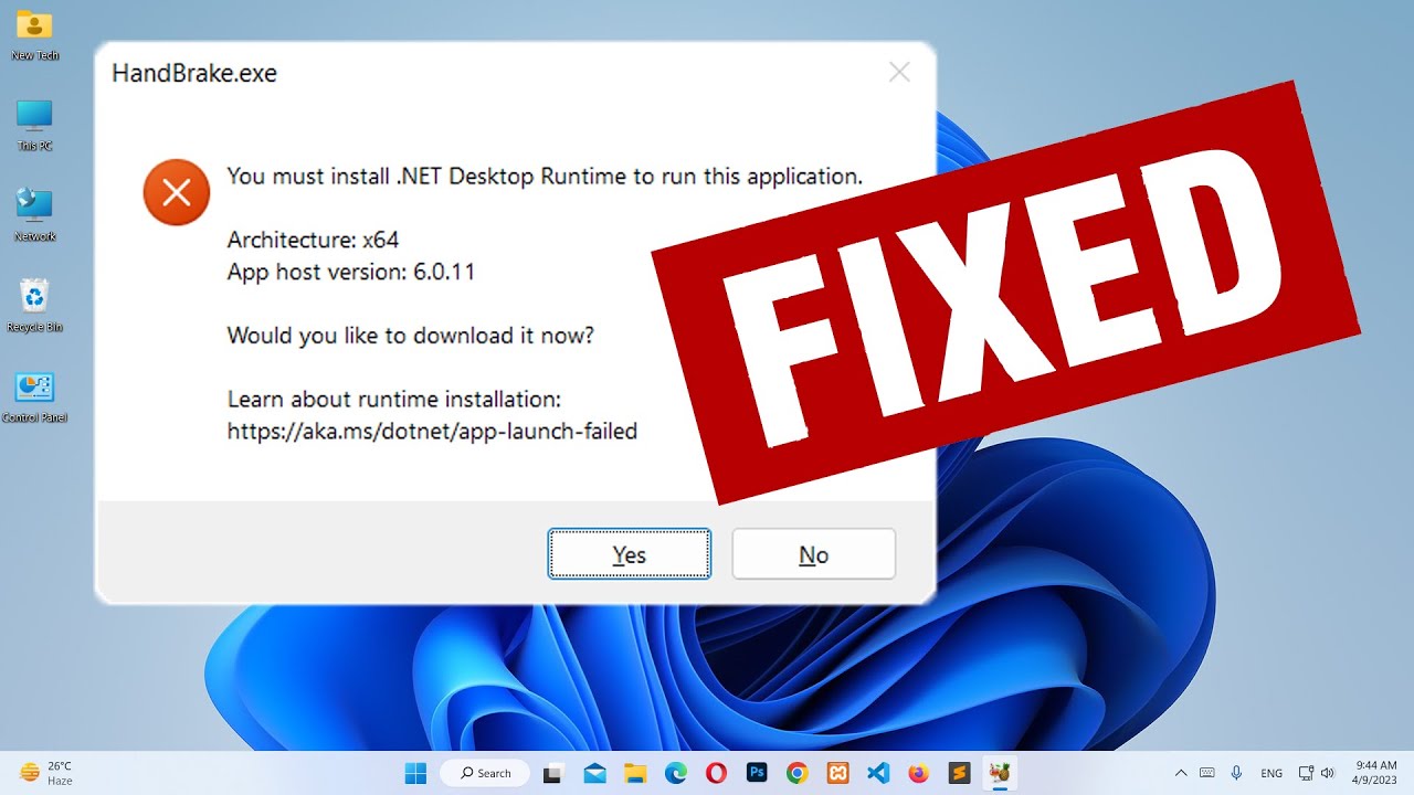 .net desktop runtime 6.0.4