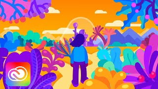 Panel: Art, Influence, and Animation (IBC 2018) | Adobe Creative Cloud screenshot 1