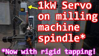 Installing Servo to drive milling machine spindle