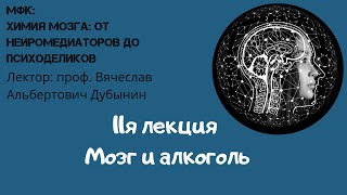 Лекция 11 Вячеслав Дубынин «ХИМИЯ» МОЗГА  ОТ НЕЙРОМЕДИАТОРОВ ДО ПСИХОДЕЛИКОВ Мозг и алкоголь