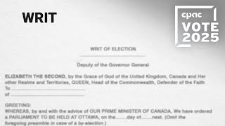 Campaign Slang: What is the "writ”?