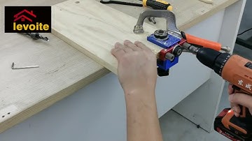 Levoite Furniture Cam Lock Jig Cam Connector Jig Minifix Jig Nut Jig Cam Fitting Jig