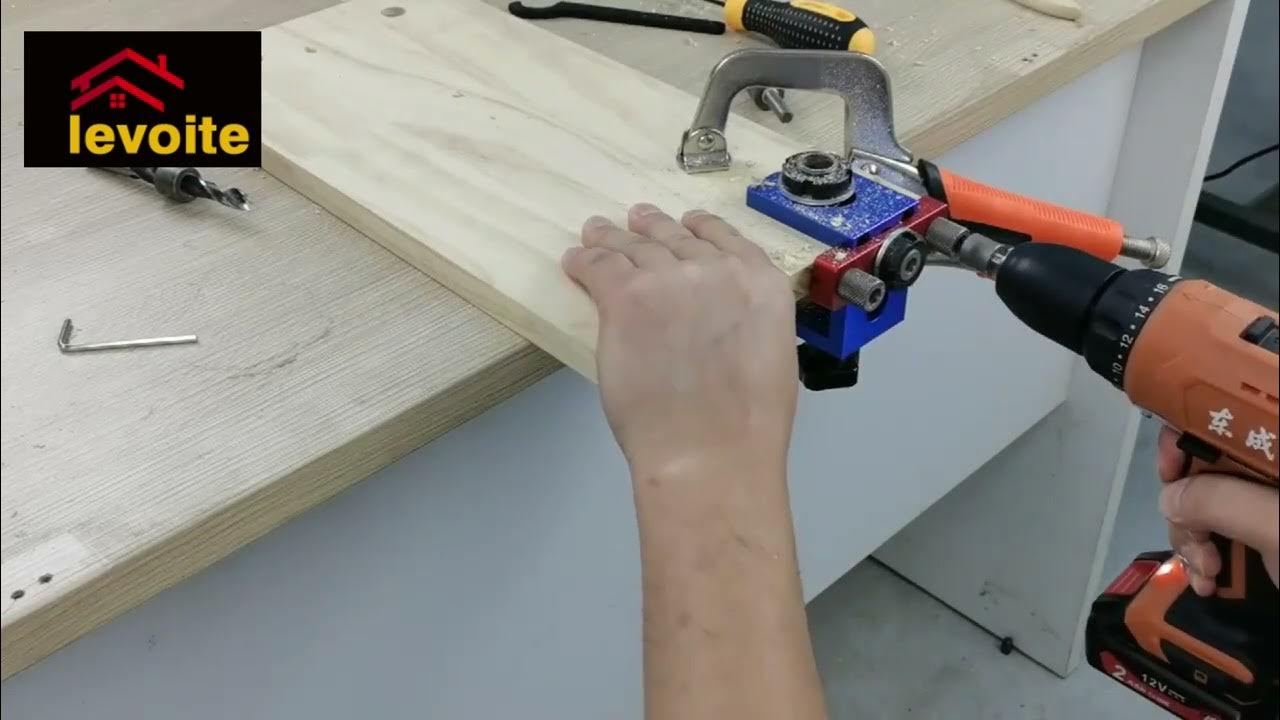 Levoite Furniture Cam Lock Jig Cam Connector Jig Minifix Jig Nut Jig