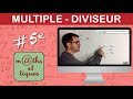 Reconnatre un multiple ou un diviseur  cinquime