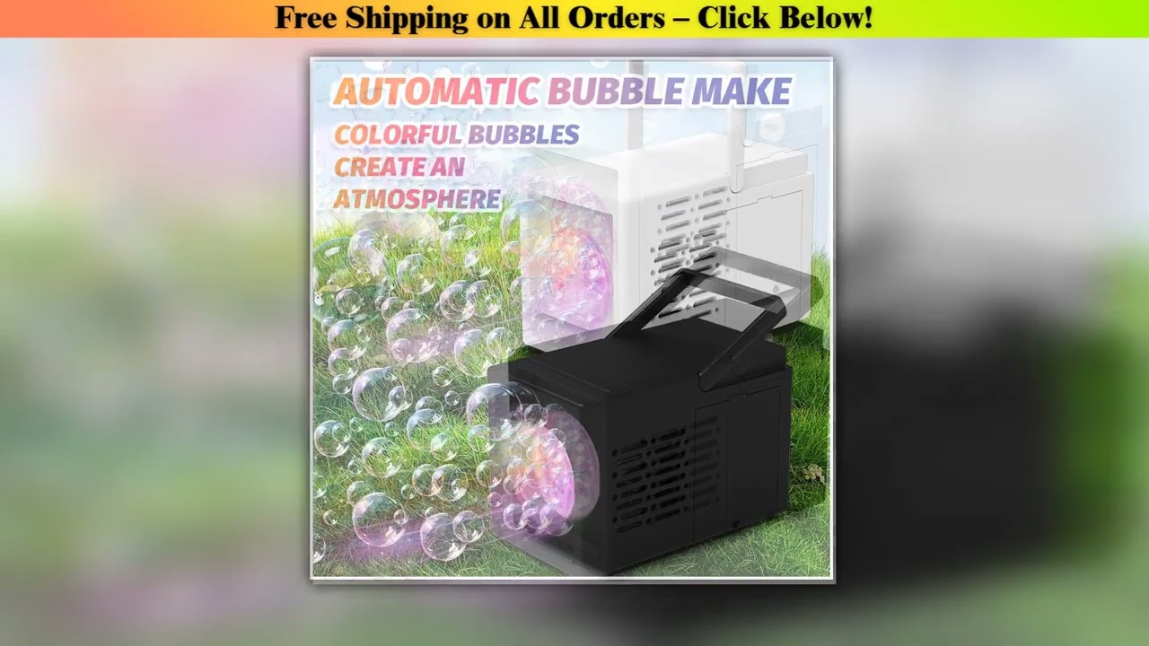 10 hole fully automatic bubble blowing handheld electric bubble machine toy outdoor birthday