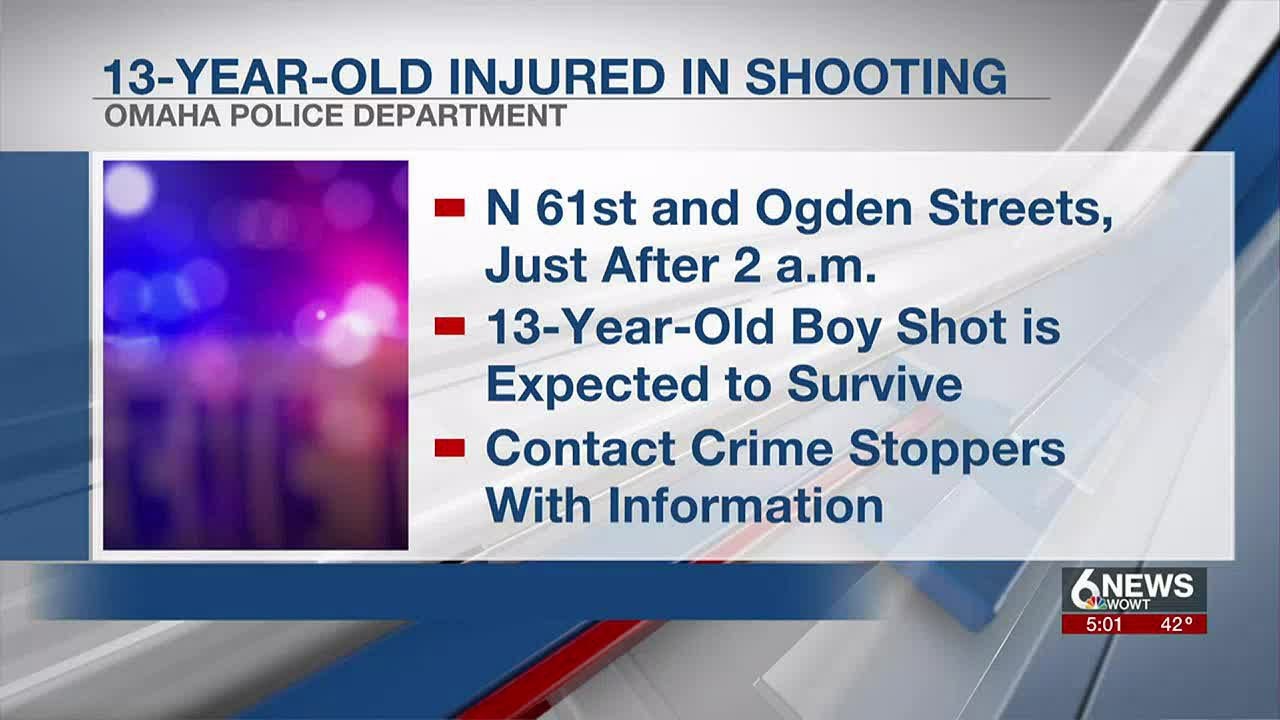 13-year-old injured in Omaha shooting - YouTube