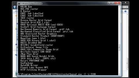 Import raster to PostgreSQL using raster2pgsql