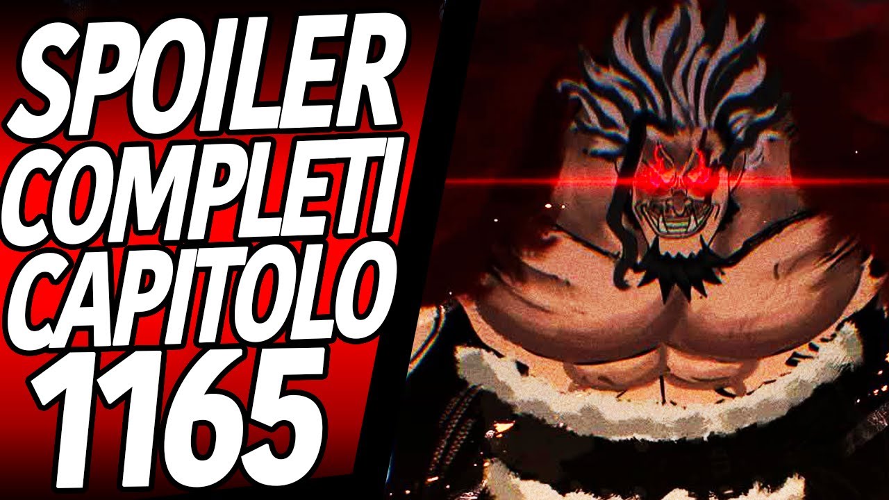 ONE PIECE SPOILER COMPLETI 1165: INCREDIBILE FINO ALLA FINE!