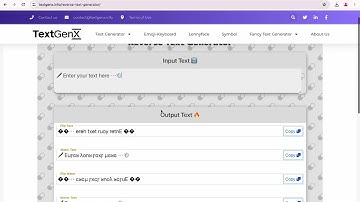 Reverse Text Generator