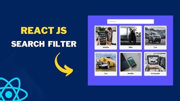 Search Filter With React  - Search Bar in React