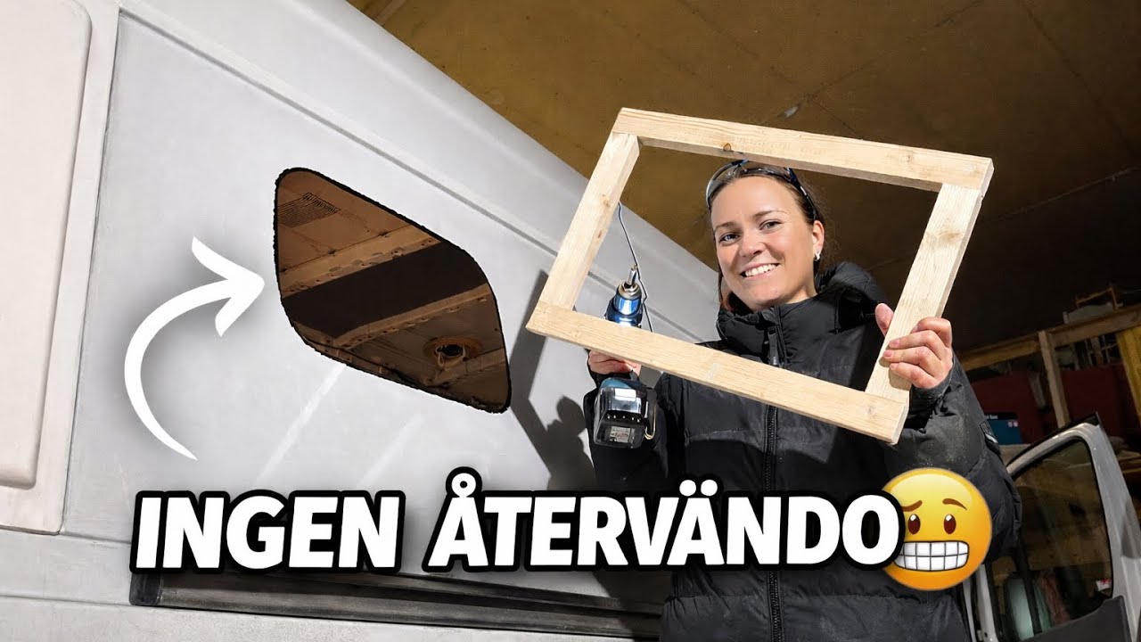 Det här förändrar hela Bilen!? (kapar hål och monterar fönster) - Avsnitt 4