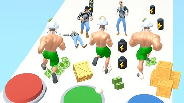 Muscle Rush 91 & 92 NEW UPDATE!! All Levels Gameplay Android,ios