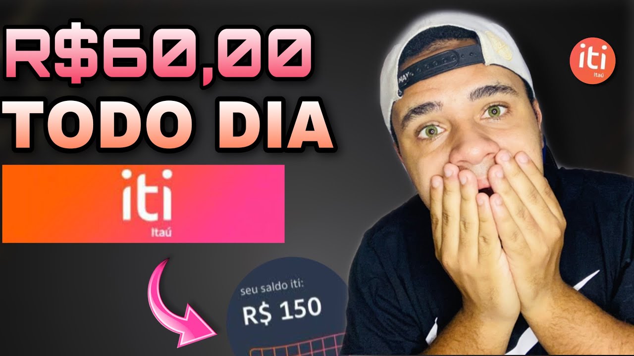 Como ganhar R$ 60,00 Reais no ITI ITÁU em apenas 7 minutos atualizado 2022