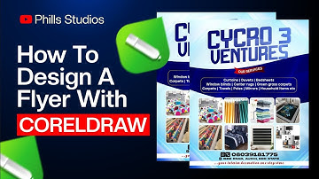 Learn how to design flyer design in Coreldraw 2025 #coreldrawtutorial