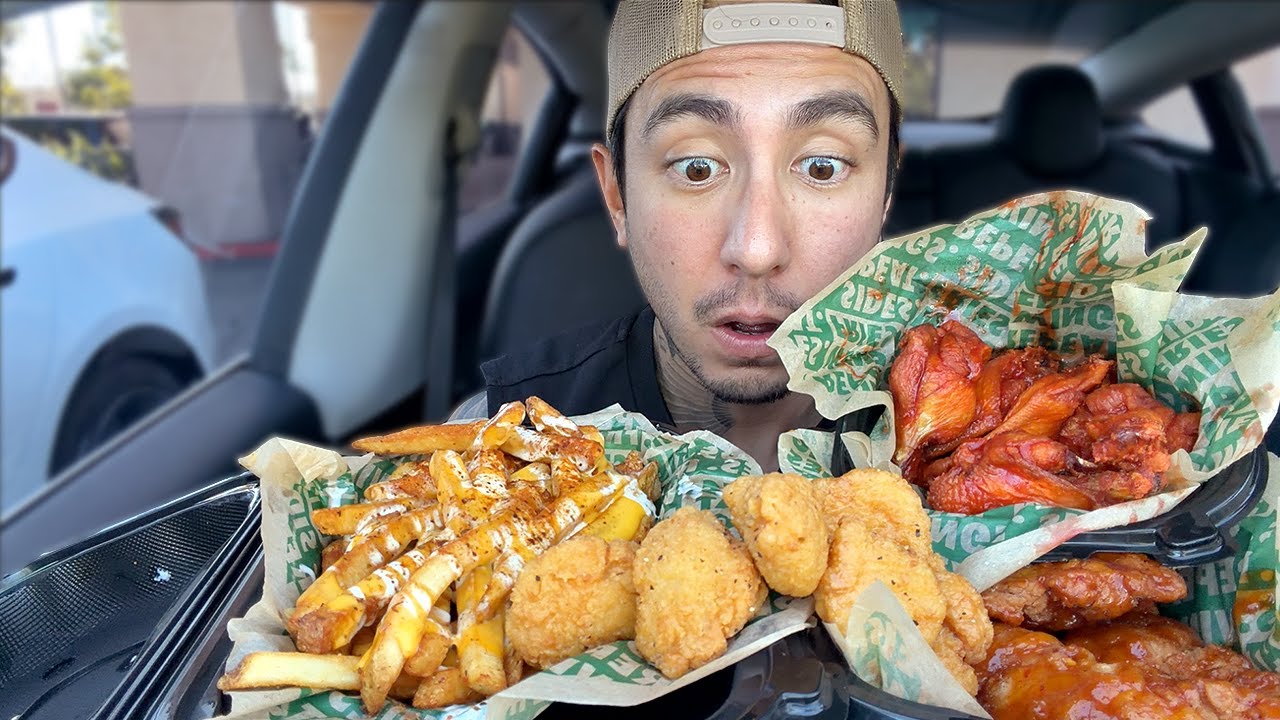 Мой обычный заказ в Wingstop