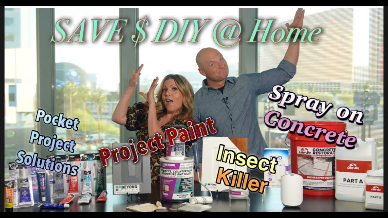 SPRING HOME! NEW spray concrete, project paint, mosquito killer, on the go project help seen on TV