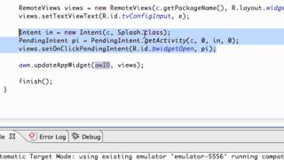 Android Application Development Tutorial   167   PendingIntent and widget Buttons   YouTube