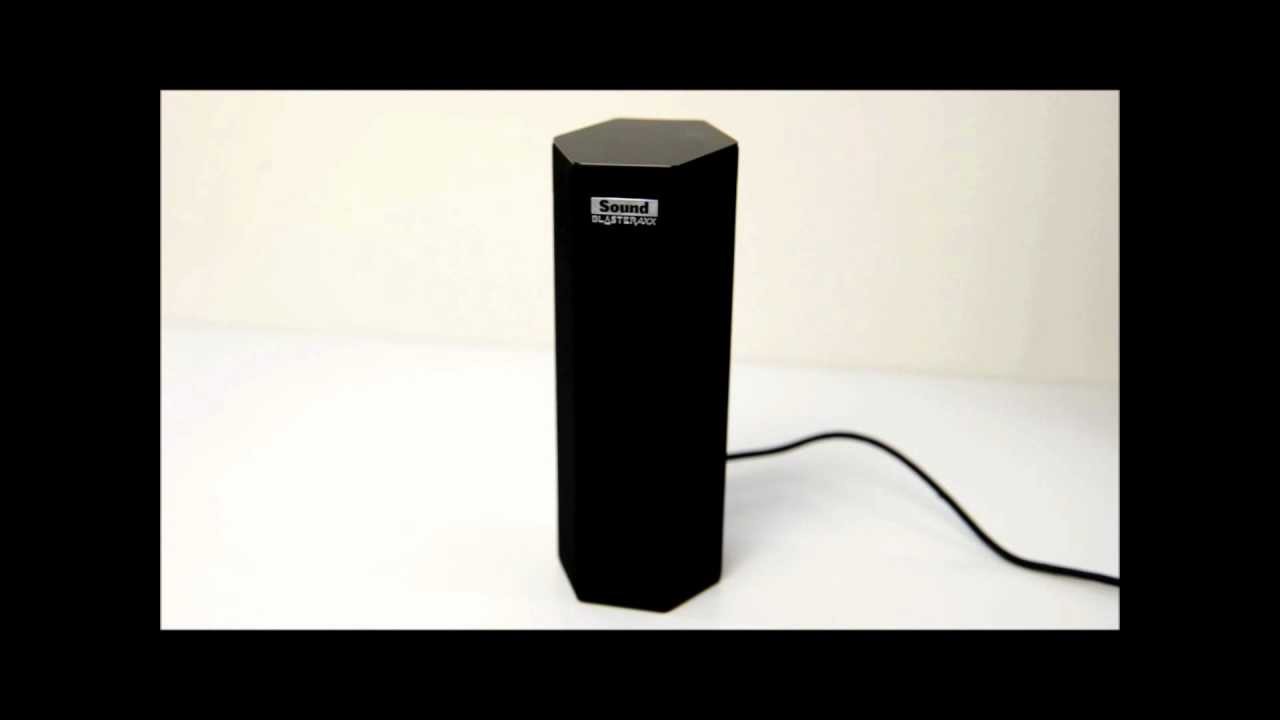 1本でステレオ出力ができるスピーカー「Sound BlasterAxx SBX 8」を使ってみた