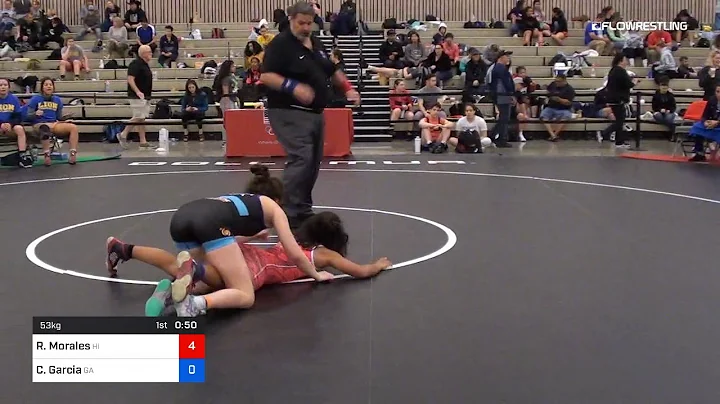 53 Kg Consi Of 16 2 Rita Morales Team Hawaii Vs Cl...