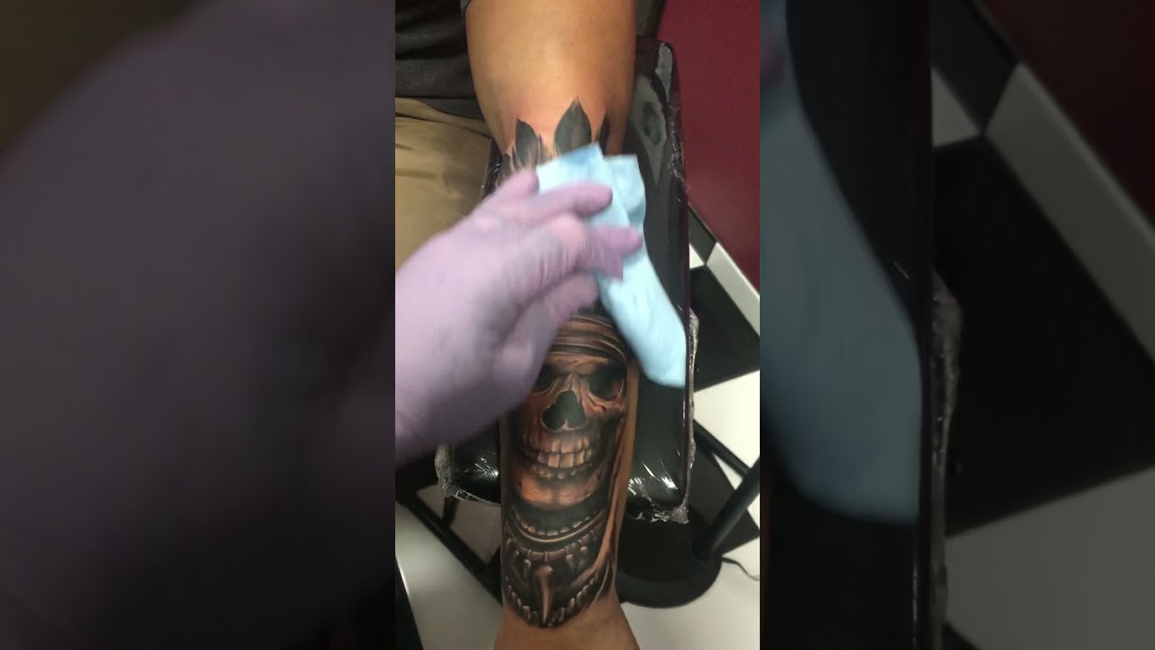 Indian skull tattoo