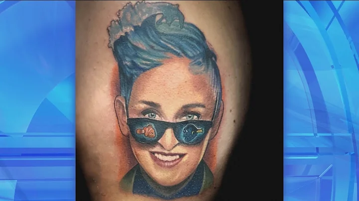 Ellen Left Speechless by This Fan Tattoo