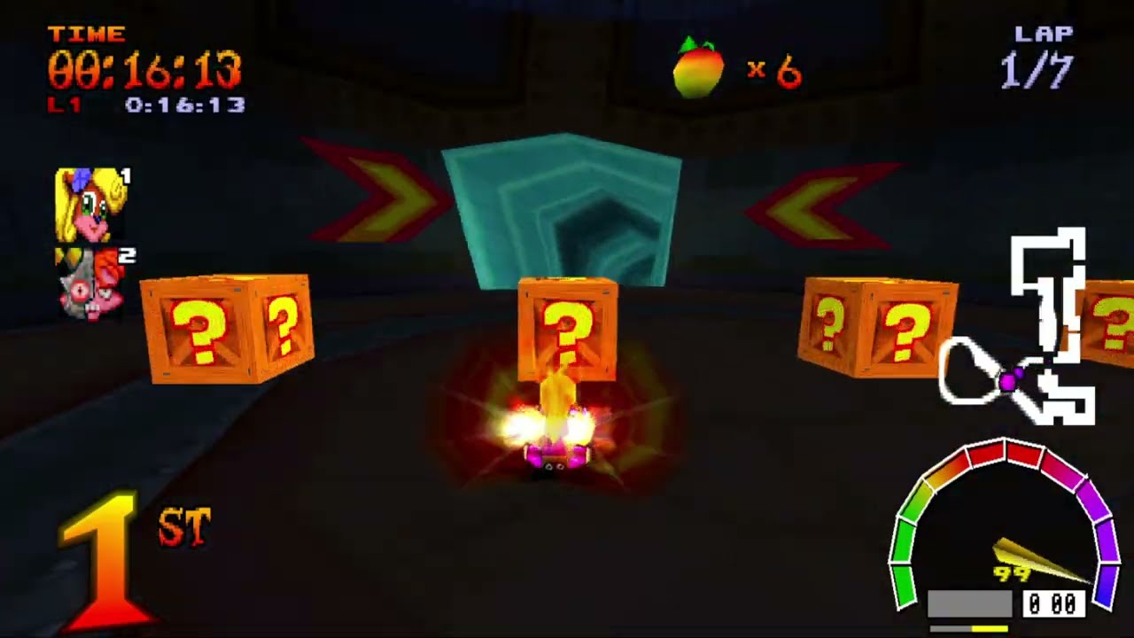 CTR UNLIMITED V1.0.0 - Boss Challenge Cup (Coco Bandicoot VS. N. Gin)