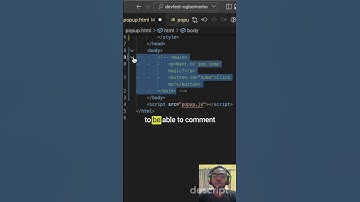 How to comment your code in vscode in 3 easy steps! #shorts
