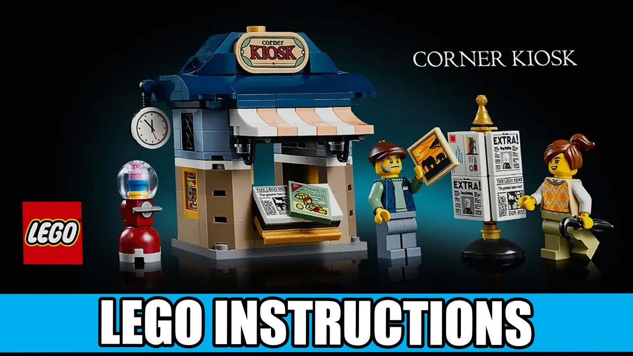 Icons - Corner Kiosk - Promotional LEGO instructions