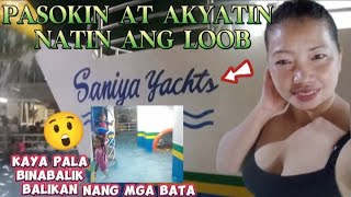 PASOKIN AT AKYATIN NATIN ANG LOOB NG SANIYA YACHTS/WOW KAYA PALA BINABALIK BALIKAN NG MGA BATA