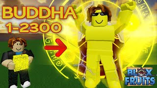 Noob to Max Level 1-2300 using Buddha Awakened in Bloxfruits|Roblox