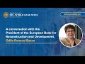 IMF – World Bank Week in Marrakesh - A Conversation with Odile Renaud-Basso