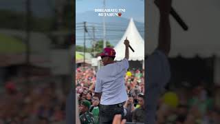 Jacson zeran di Hut TNI Ke-80