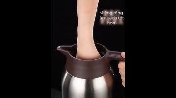 Bình nước giữ nhiệt 2 lít cao cấp 6 lớp bảo quản tới 50 giờ inox 316 kháng khuẩn HADU