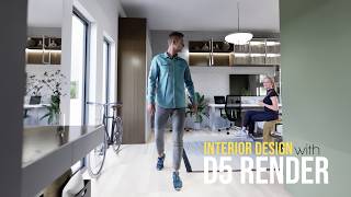 Interior Design with D5Render ( tutorial / walkthrough / concept )