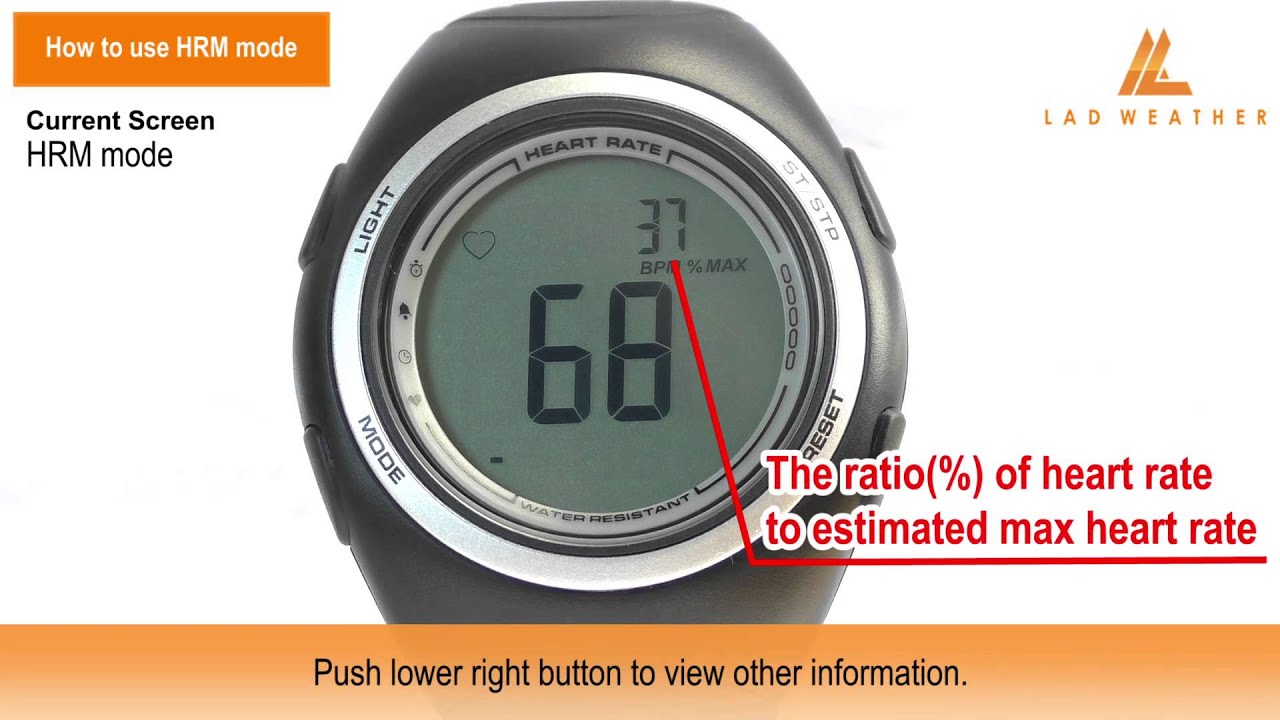 How to use HRM mode | HEART RATE MASTER II