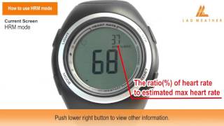 How to use HRM mode | HEART RATE MASTER II