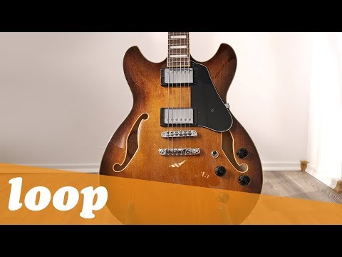 Напівакустична гітара IBANEZ AS73 TBC, видео 1