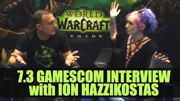 7.3 Interview with Ion Hazzikostas | Gamescom 2017 | World of Warcraft Legion | TradeChat