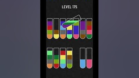 Water sort puzzle level 175