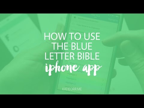 blue letter bible app tutorial